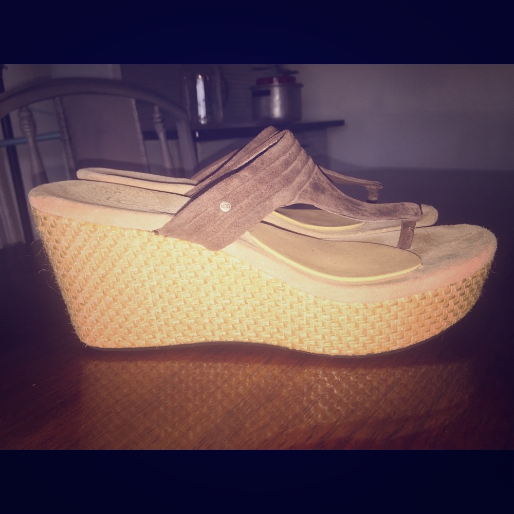 UGG Wedge Sandals size 7 Excellent condition 👡
