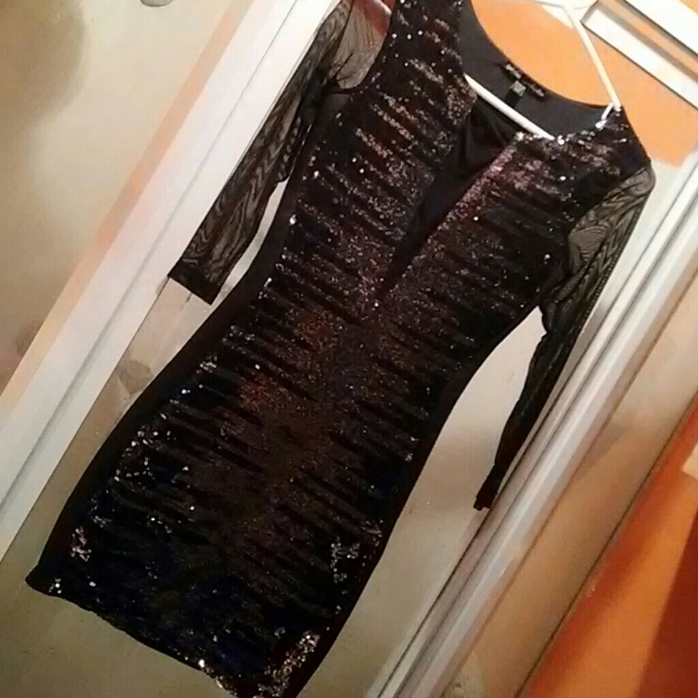 Bebe Addiction Sequin Dress