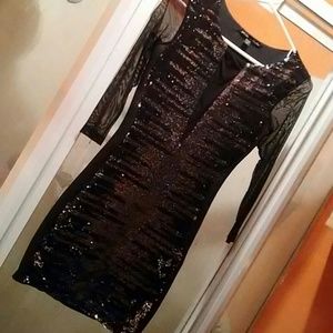 Bebe Addiction Sequin Dress