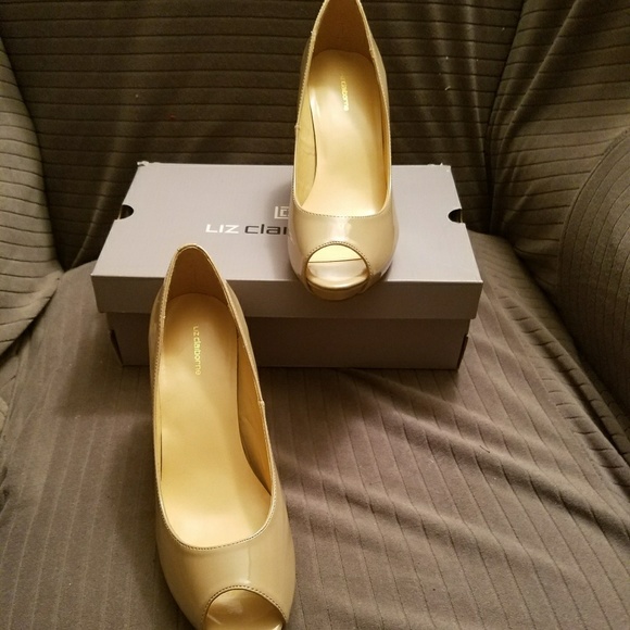 Nude Peep Toe Heel - Picture 3 of 8