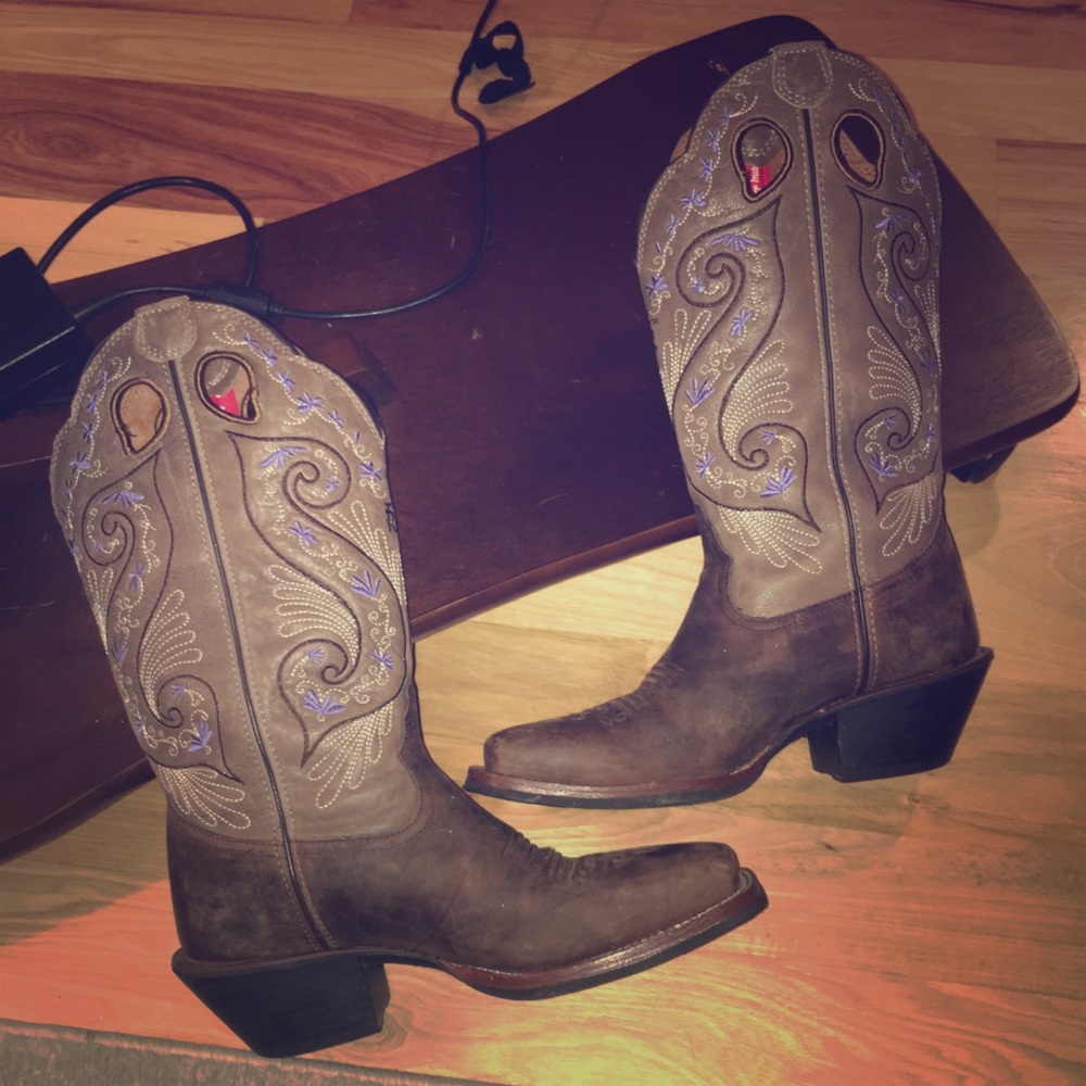 Asena Brown 13 inch tall women’s boot