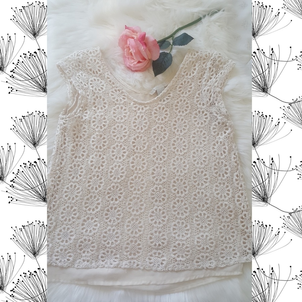 Lace Overlay Blouse by Design History