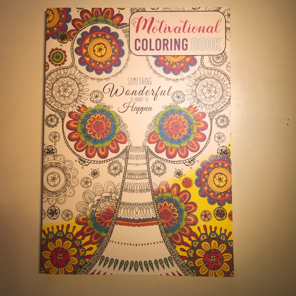 MOTIVATIONAL COLORING BOOK!!