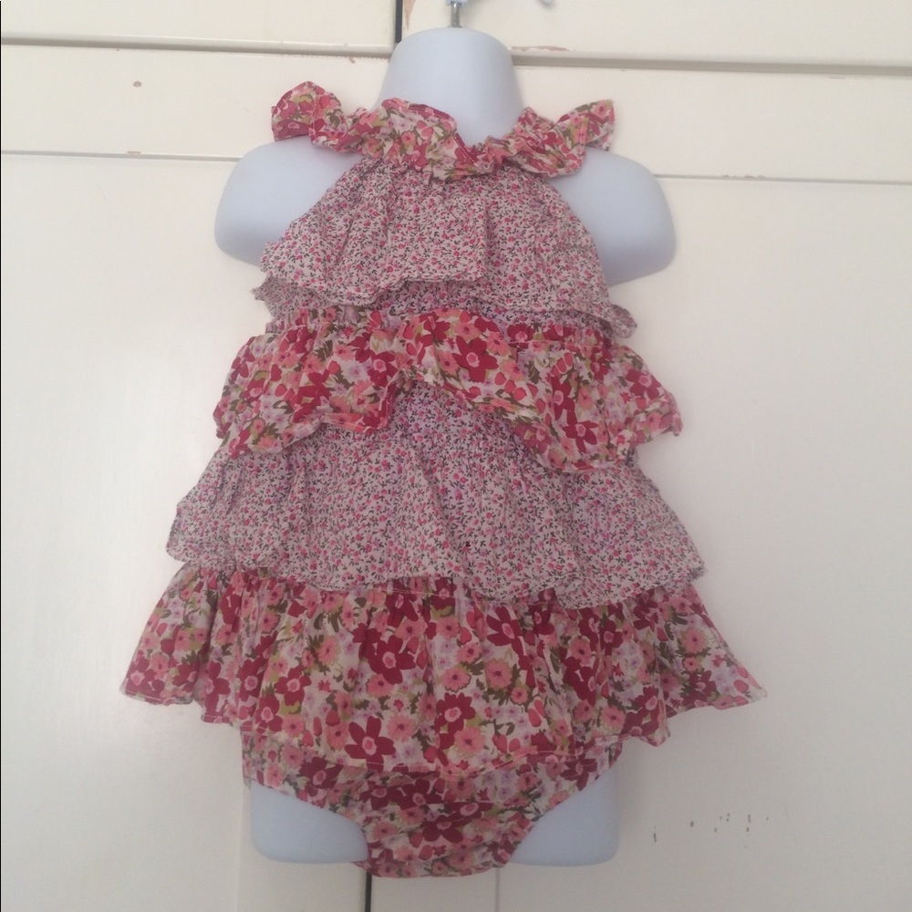CAROSELLO Ruffled Dress