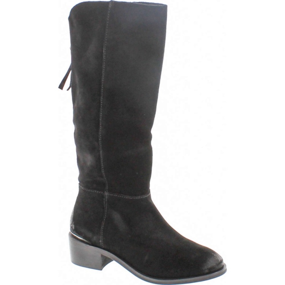 Naughty Monkey Black Suede Boots