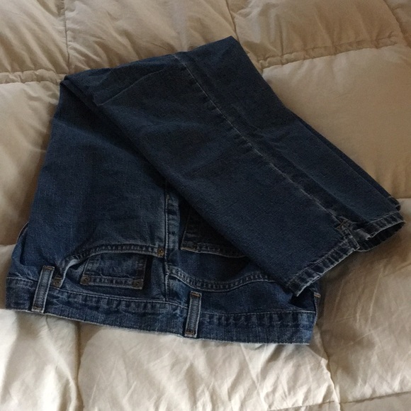 JONES NEW YORK Cropped Blue Denim Vintage Mom Jeans Pants 4 - Picture 7 of 8