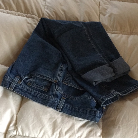 JONES NEW YORK Cropped Blue Denim Vintage Mom Jeans Pants 4 - Picture 2 of 8