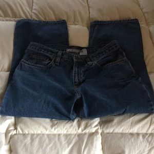 JONES NEW YORK Cropped Blue Denim Vintage Mom Jeans Pants 4
