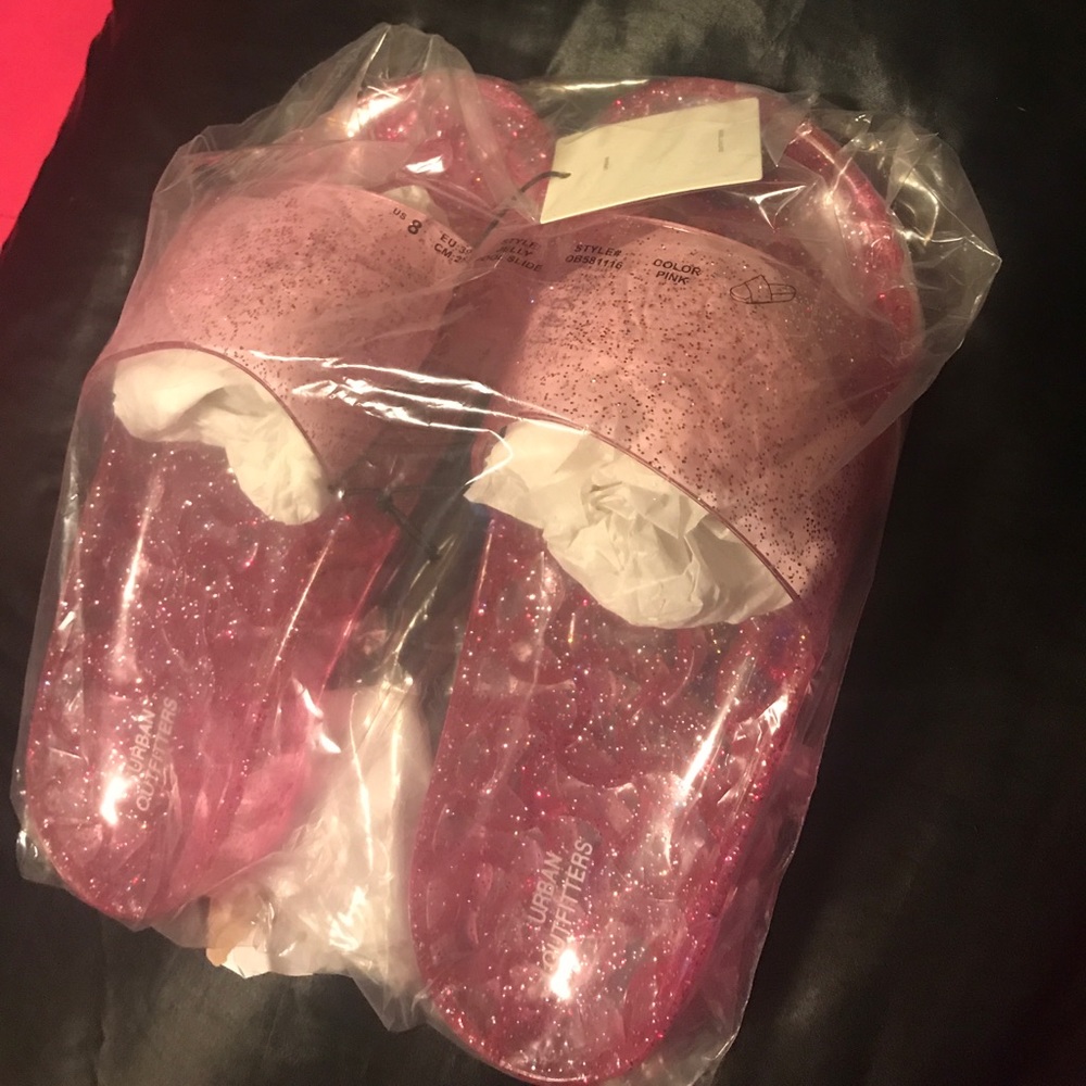 Urban Outfitters Jelly pool slides ( Negotiable )