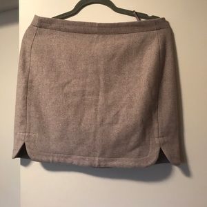 Jcrew oatmeal, wool skirt