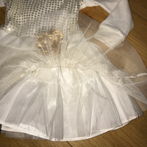 Cream and gold party dress - Picture 3 of 4