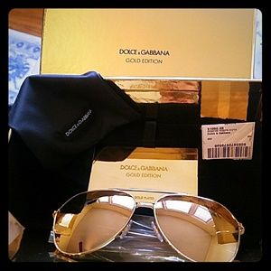 Dolce & Gabbana Sunglasses 18k gold