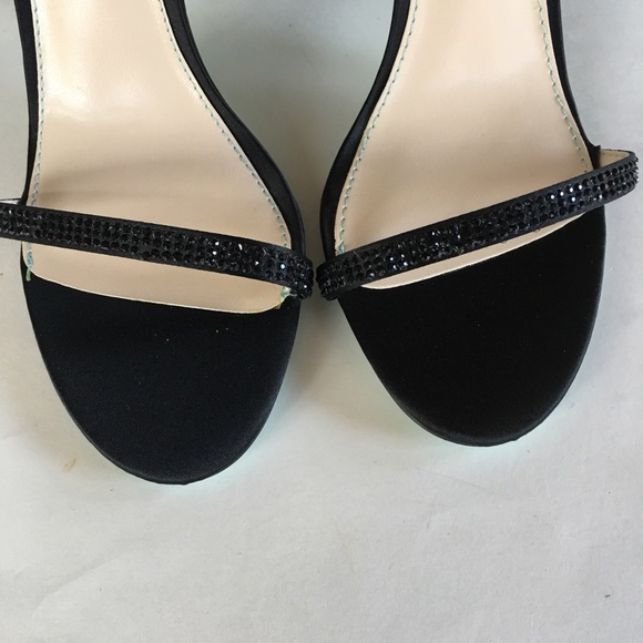 NEW BETSEY JOHNSON naked sparkle sandals heels 7 - Picture 3 of 8