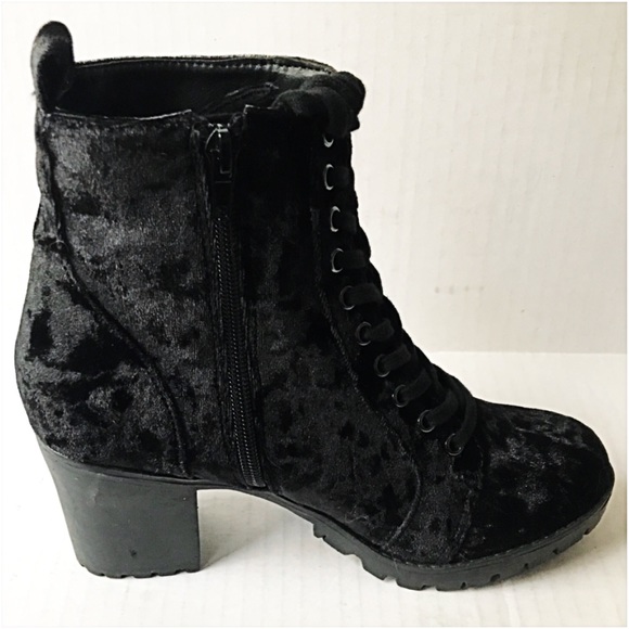 Cutest Bootie Ever Crushed Velvet Floral 9 - Picture 2 of 6