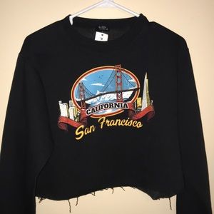 Brandy Melville cropped crewneck