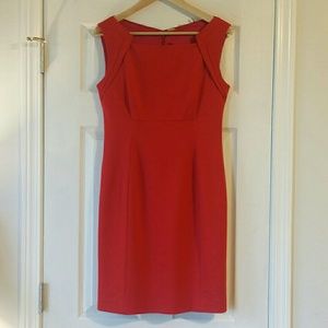 Elie Tahari Red Sleeveless Dress