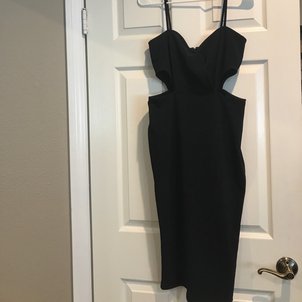 ASOS black cutout dress