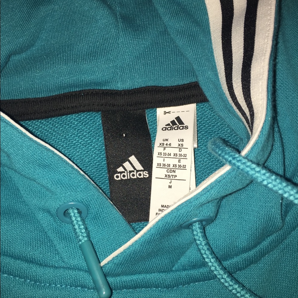 Adidas Sleeveless Hoodie NWOT