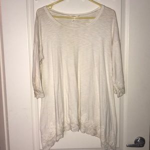 Off white long sleeve shirt