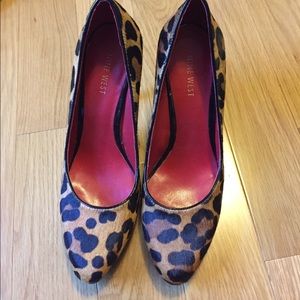 Nine West Calf Hair Shoes Size 8M
