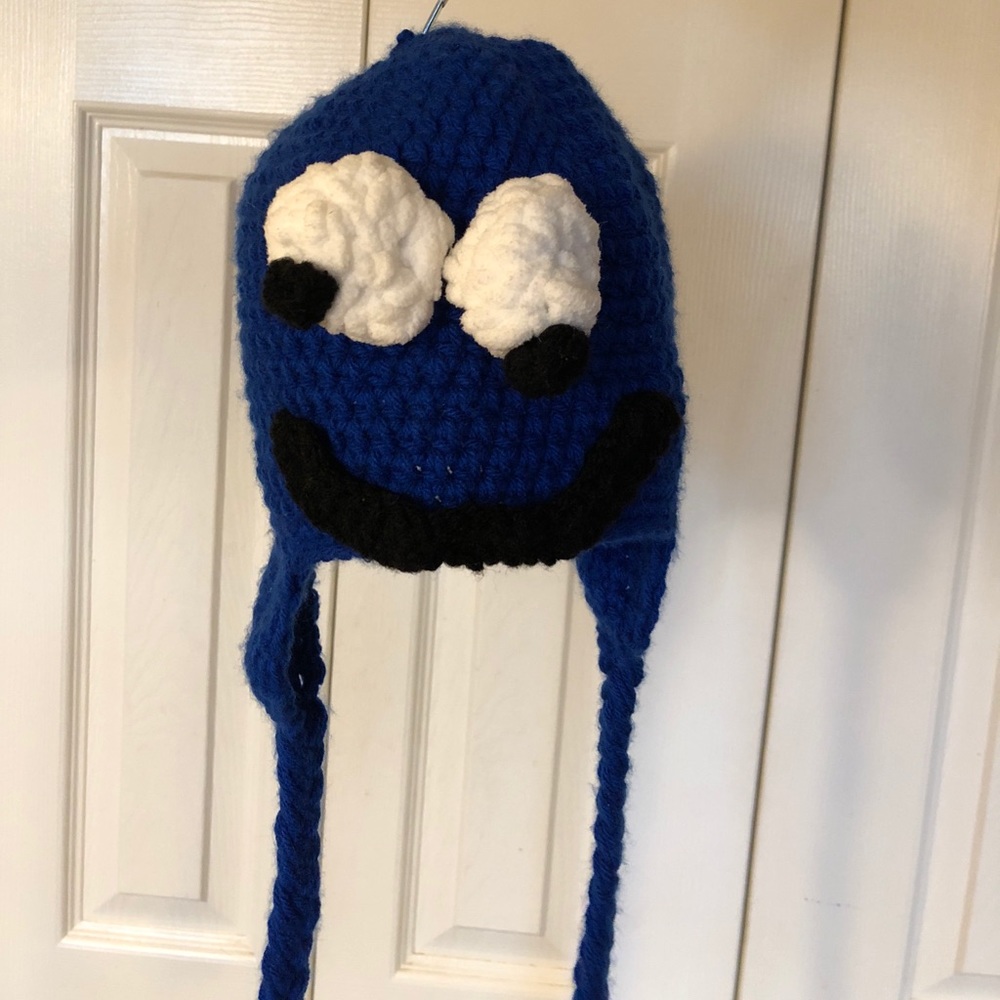 Handmade Kids Cookie Monster Winter Hat