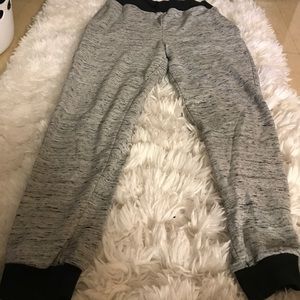 Black and grey joggers
