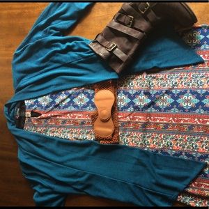 Blue Cardigan - Plus size 3x - Jon & Anna NY