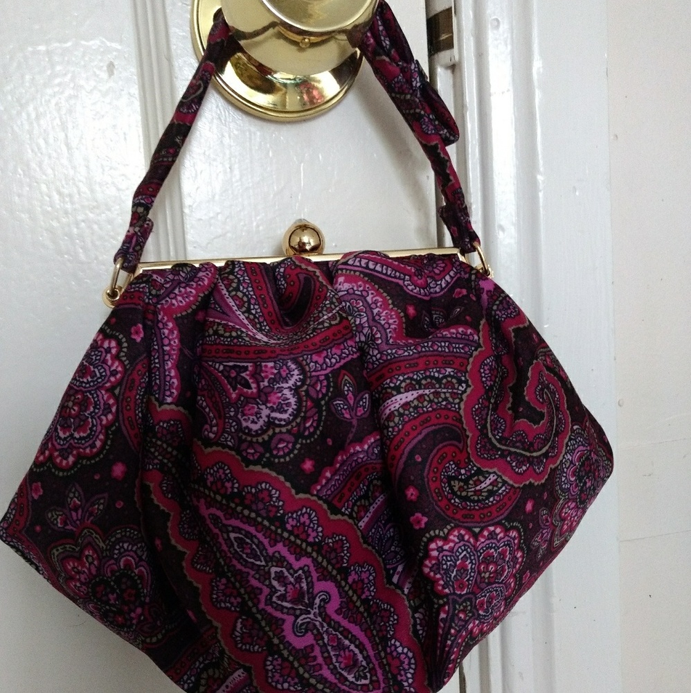 Paisley clutch