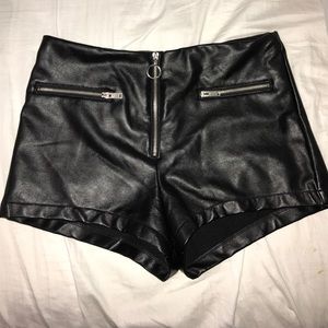 Forever 21 leather shorts