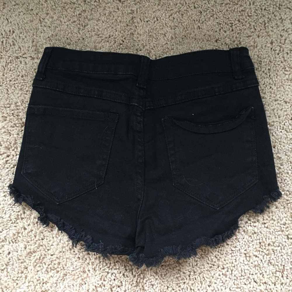Brandy Melville High Waisted Black Shorts