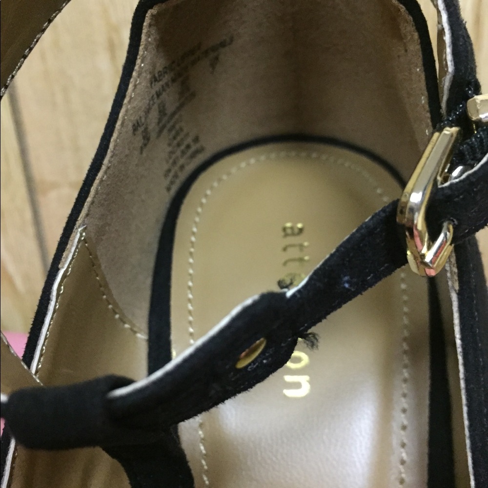 Attention 8.5 Black Suede 5" Heels Cute Sexy - Picture 4 of 5