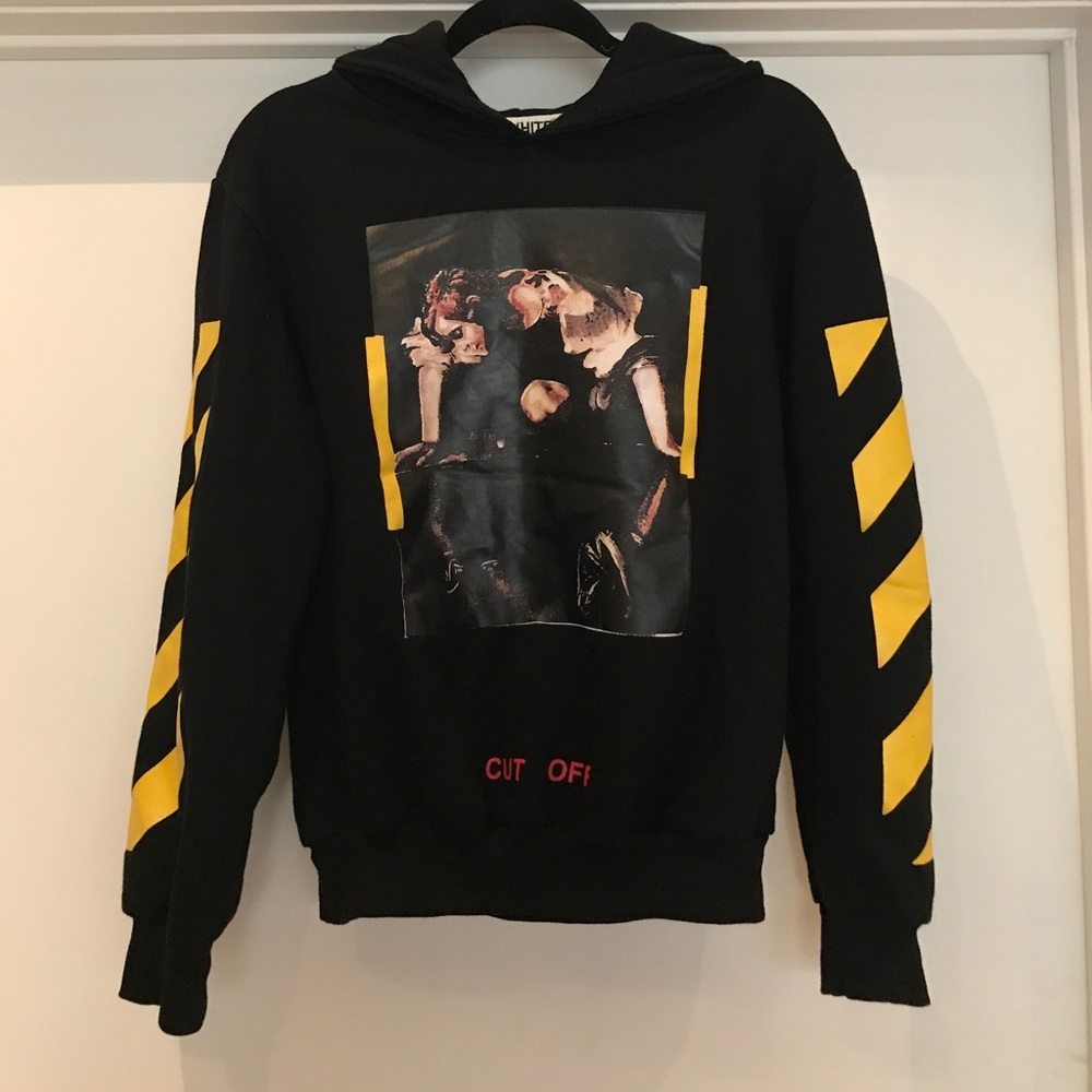 Off White Narciso Painting Hoodie Size Small