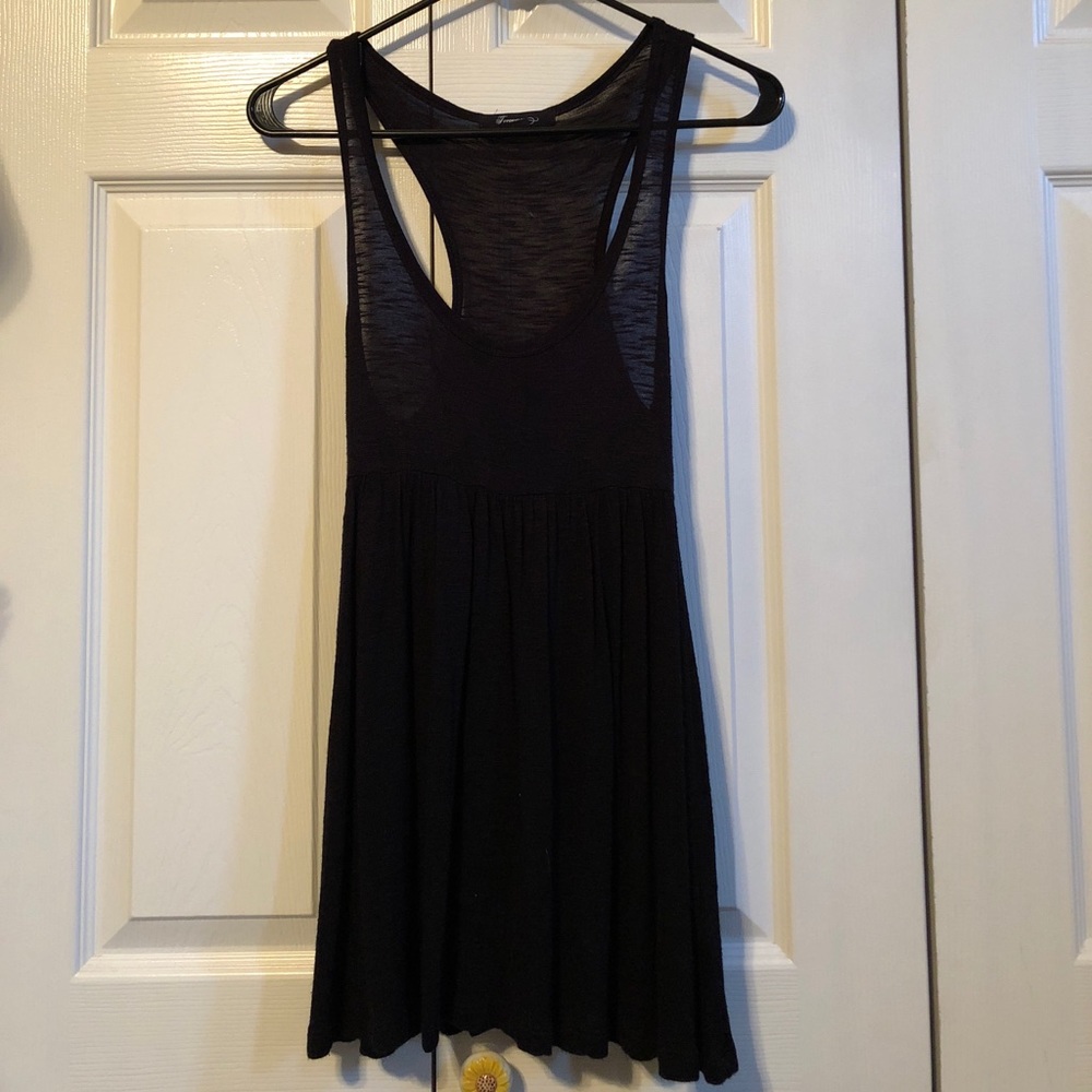 Forever 21 Black “Dressy” Tunic Tank Top (sz S)