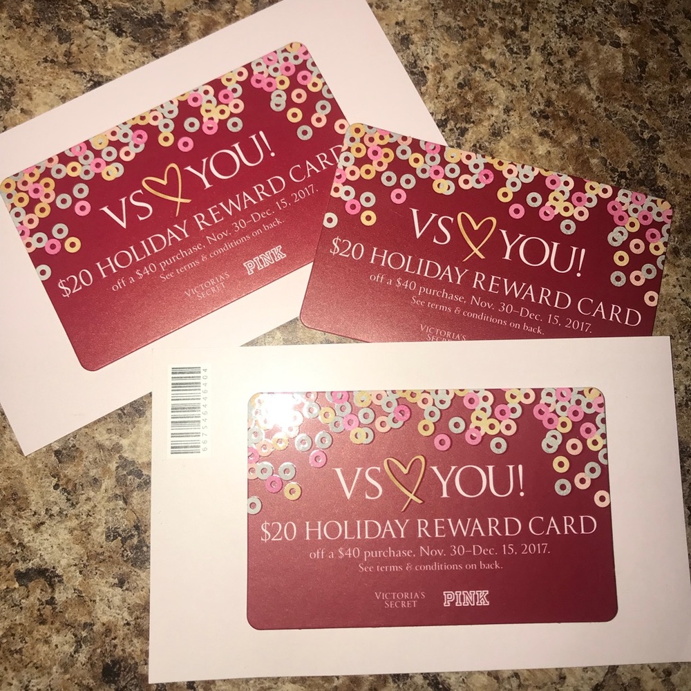 🎄 Victoria Secret Holiday Reward Cards 🎄