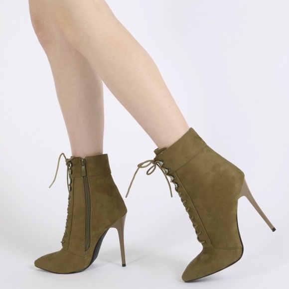 Arabella Lace Up Bootie - Picture 1 of 3