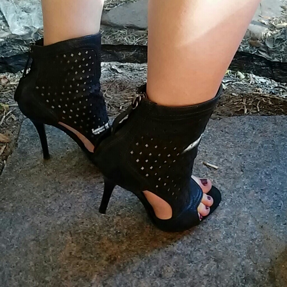 Guess by Marciano Gladiator Peep Toe Heels