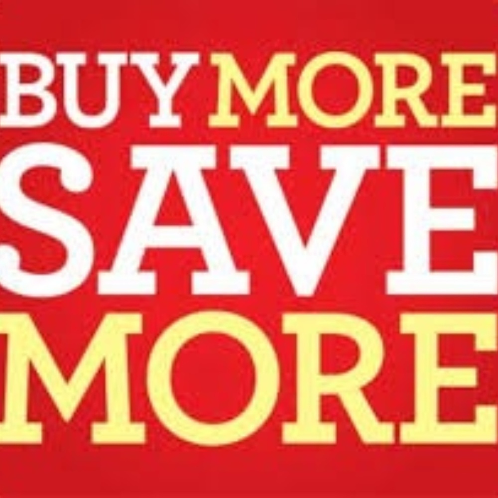 2 for $24 (excluding $10 items) 4 for $40