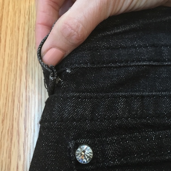 Miss Me Angel Wing Rhinestone Pockets - Picture 4 of 8