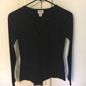 Black long sleeve shirt
