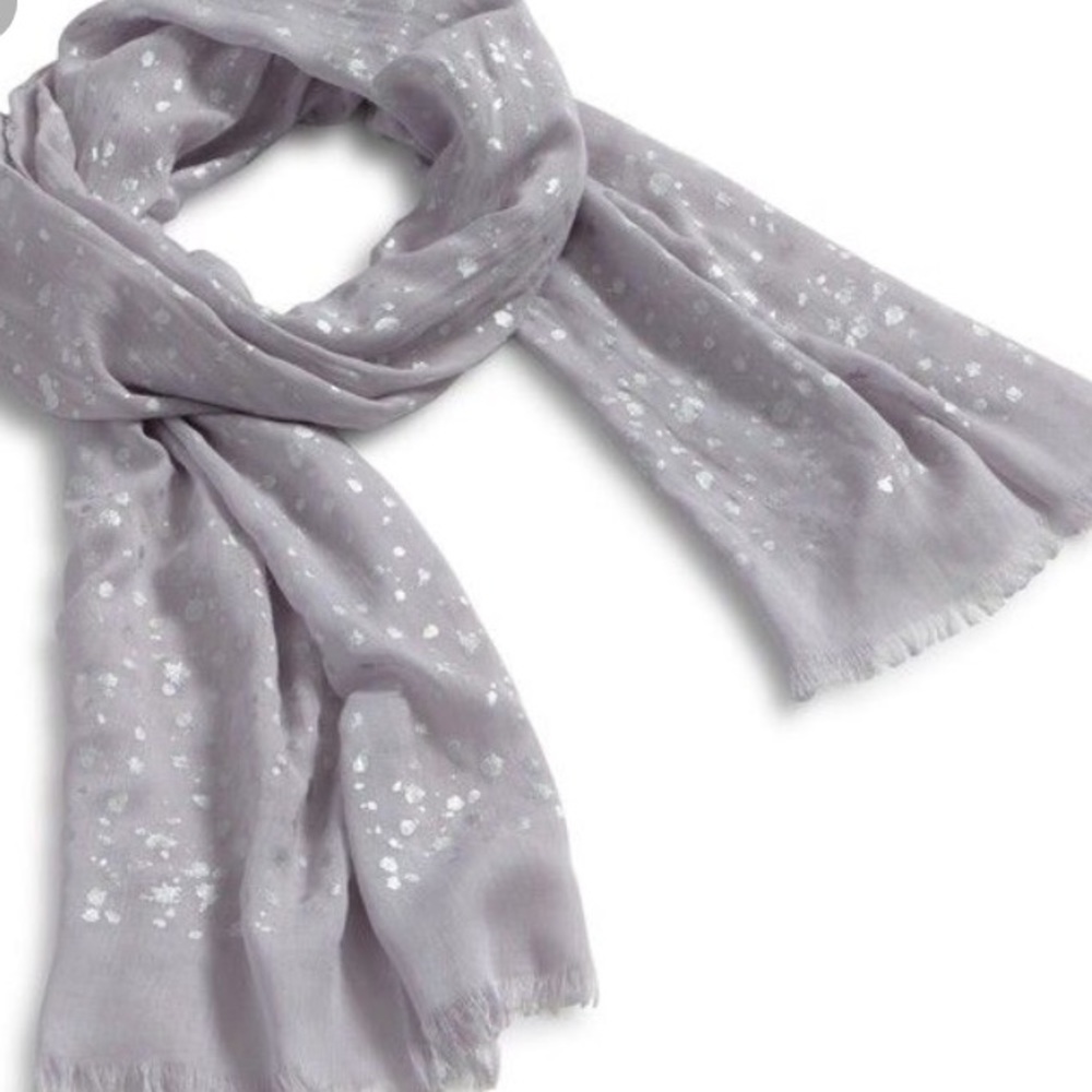 Vera Bradley Metallic Soft Fringe Scarf