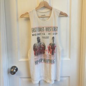 Urban Outfitters Biggie Vs. Tupac Graphic Tank