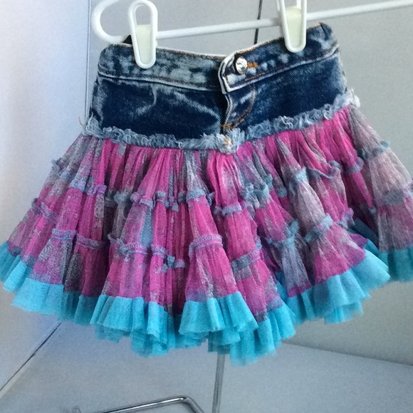 denim tutu skirts