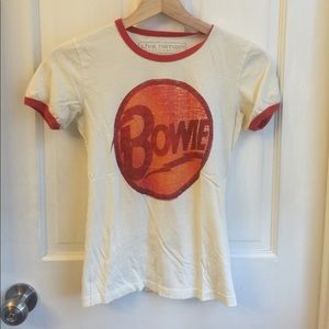 Bowie Graphic Ringer Tee