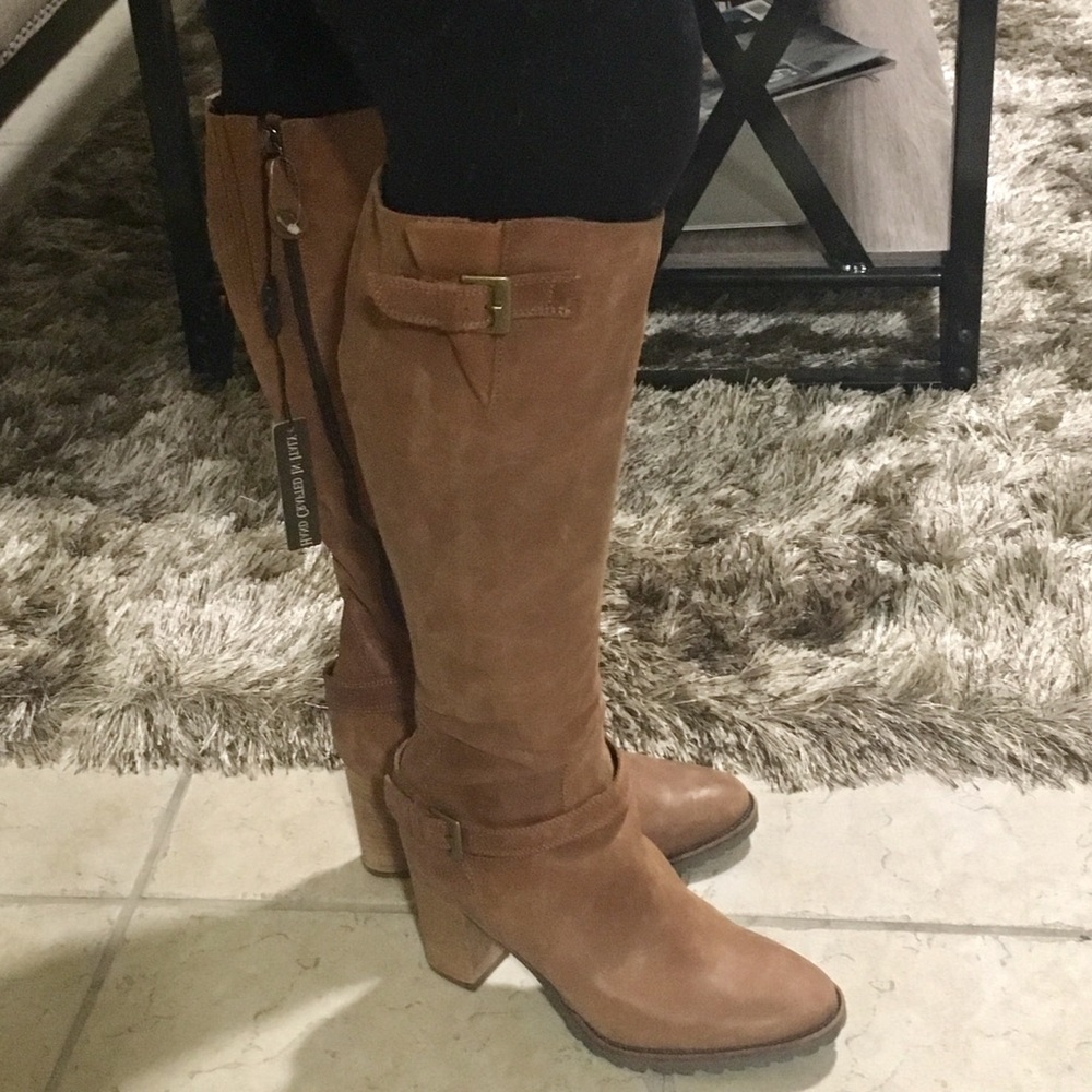 Brand New Italian Leather Boots Sz 36