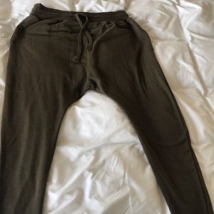 Drop crotch sweat pants