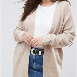 Thick oatmeal cardigan