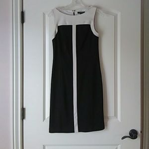 Jcrew Black and white dress