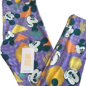 🌸LuLaRoe “Disney” Mickey NEW OS HTF Legging🌸