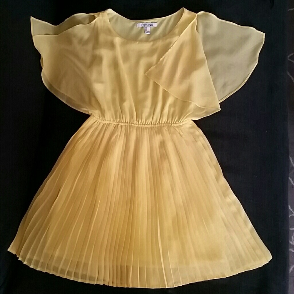 Yellow Forever 21 dress