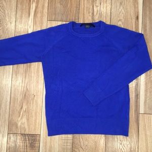 Solid blue French Connection long sleeve sweater